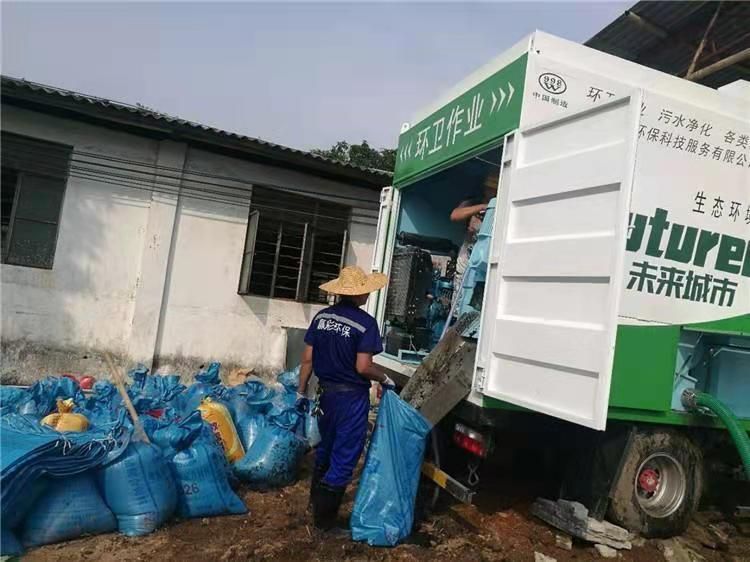 石河子工业污泥压干处理